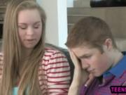 Unexperienced teens lets MILF joins them