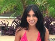 Hot brunette latina hoe gets ready for some hot action