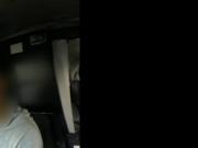 Huge tits sexy brunette fucked in taxi