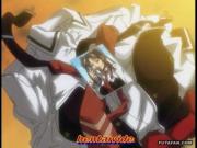Pretty hentai bareback fucked by a lucky guy