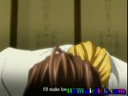 Hentai gay twink anal sex and love in bed