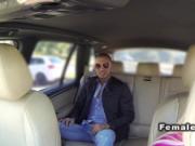 Italian guy bang Czech female fake taxi driver