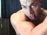 Lick my biceps finger my ass