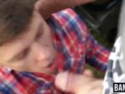 Twink hitching for a ride gets fucked in his tight ass