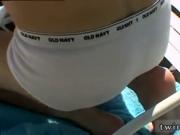 Gays showering outdoors and twinks sex free video Zack