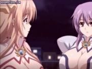 Tied up anime babe getting fat cock