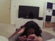 Stunning ebony stripped fucked hard by white guy