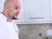 Watch how hottie Student fucked her teaching chef