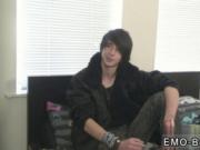 Shy gay emo first time Hot shot bi stud Tommy is new to