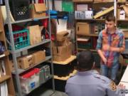 Hot gay cops prompting the Loss Prevention Officer to b