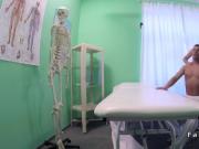 Doctor bangs busty blonde masseuse
