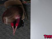 Blonde Teen Sierra Nicole Gets Banged In Office