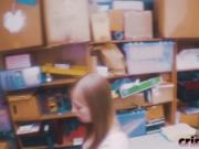 blowjob sucking bj oral stealing office rough