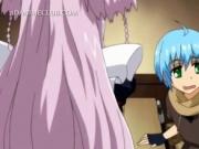 Busty teenage 3d anime girl riding horny penis