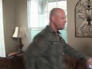 Hot and sexy cute brunette babe gets nude and nasty wit