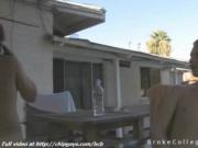 Matt sucks dick Zack and fingering outdoors