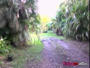 Horny GF Lilly Sapphire Plays With Boyfriend Outdoors