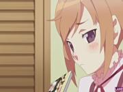 Cute hentai teenie gets fingered and licked