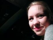 Blonde mistaking car gear with a huge dick