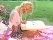 Blonde Teen hottie Gets All Horny