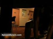 Busty brunette babe gets horny playing bowling by Xpose