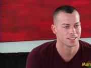 Attractive cute face beast Steven sucks stiff penetrato