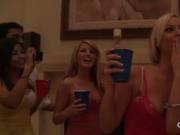 Orgy college girls drink and flash assets