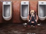 Anime shemale jerking her huge dick