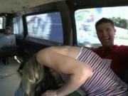Amateur Teen with a Stud Cock on the Hump Bus
