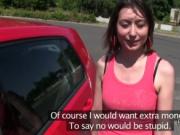 Czech amateur pussy fucked outdoor