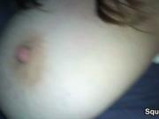Chubby Womans Wet Pussy Close Up