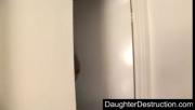 Young daughter abused in her throat and pussy