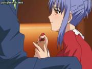 Anime angel gets her cunt rammed