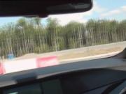 Watch this horny stranded teen in the car