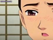 Busty anime milf getting cumshot