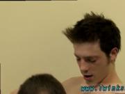 Hardcore young gay twink with mature The two studs swap