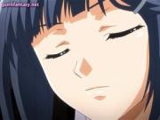 Anime lesbians playing with strapon