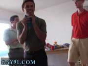 Gay male playfellow's brother cums inside and college j