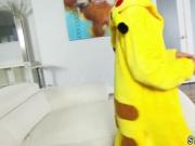 Son and babysitter teen Poke Man Go!