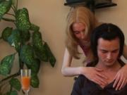 Hunk pounds at babe hungrily
