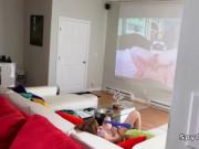 Dude caught rommie watching kinky porn