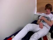 Ginger emo twink Kai Alexander pleasures himself on a b