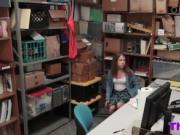 Teen Shoplifter Brooke Caught And Banged In Office