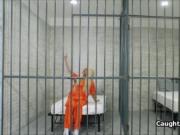 Blonde convict fucks in jail