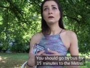 Dude bangs Italian babe in public