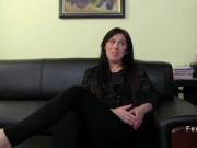 Huge tits agent watches model fucking