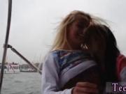 Brunette big tit squirt webcam A crazy boat trip