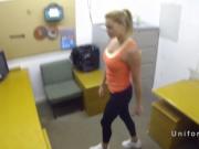 Fake cop in patrol bangs busty blonde