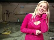 Sultry amateur blonde Eurobabe Ellen pounded for money