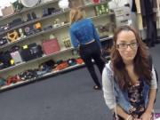 Money shot College Student Banged in my pawn shop!